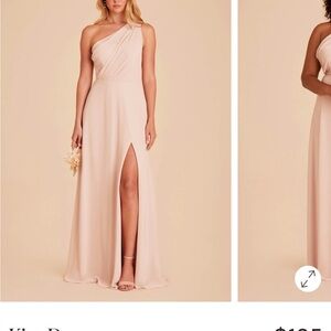 Birdie Grey Pale Blush dress NWT